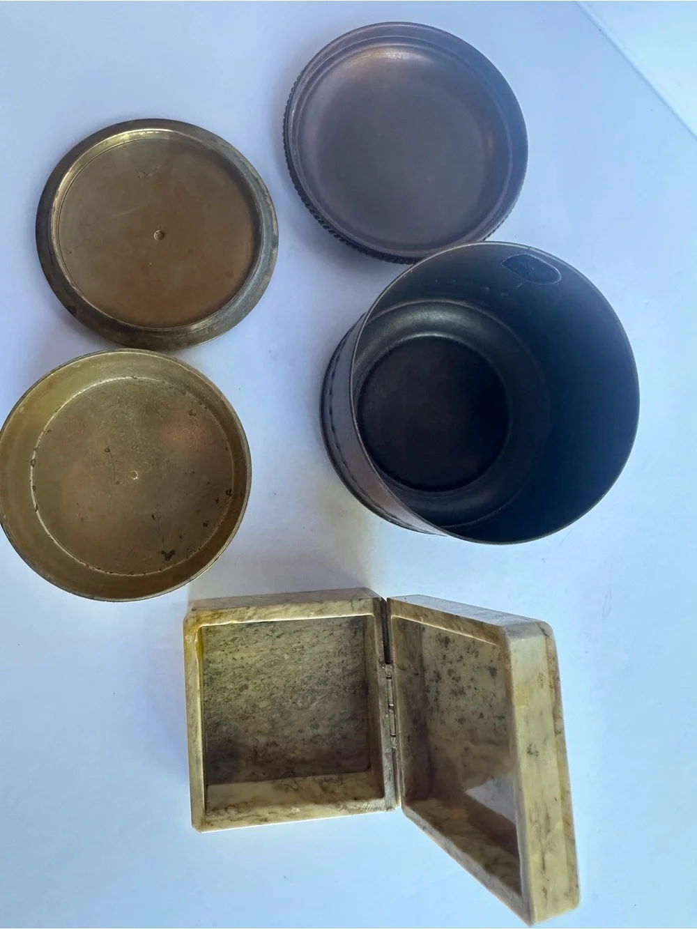 Set of Three Decorative Trinket Boxes